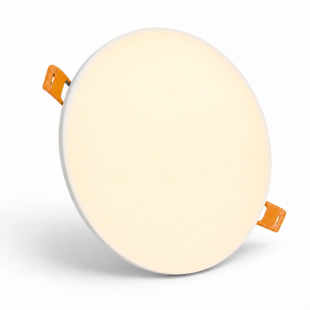 Panel LED Frameless Incrustar Redondo 18W 3000K