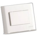 Placa Ciega Premium White Mercury