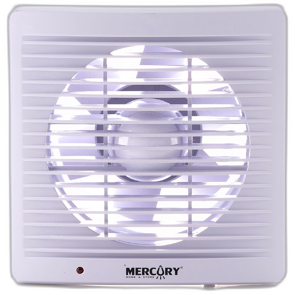 Extractor de Aire 6" con rejilla blanco Mercury
