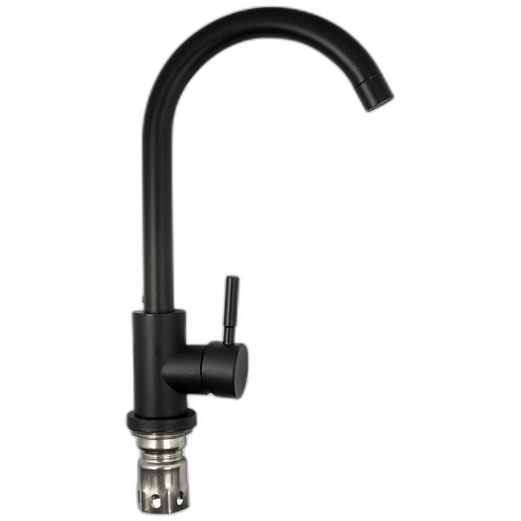 Mezclador lavaplatos monocontrol meson luxury negro mate Mercury