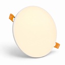 Panel LED Frameless Incrustar Redondo 9W 3000K