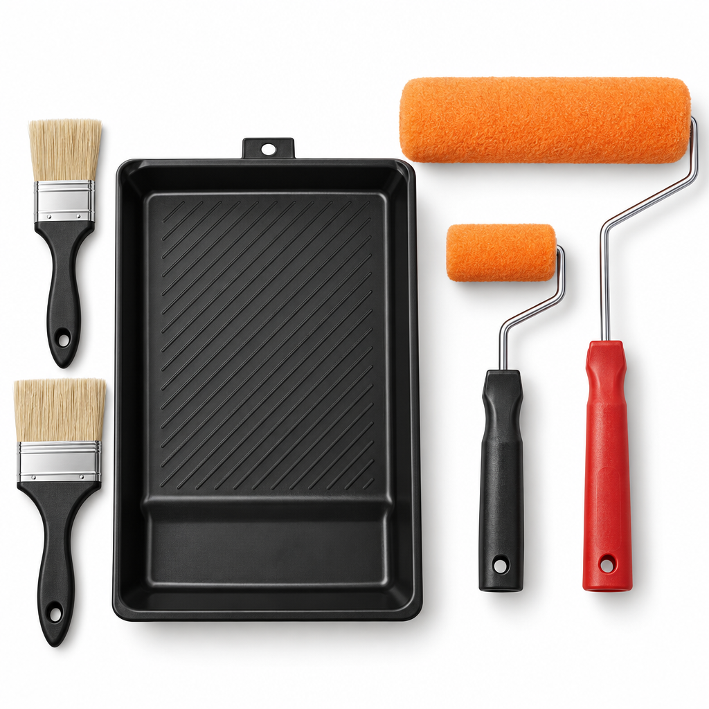 Kit pintura rodillo 9"+2" + bandeja + brochas 1½"/2½" KIT PLK
