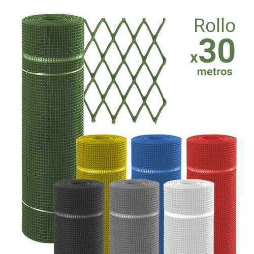 Polok Diamond Mesh Plastic Netting Roll 30m