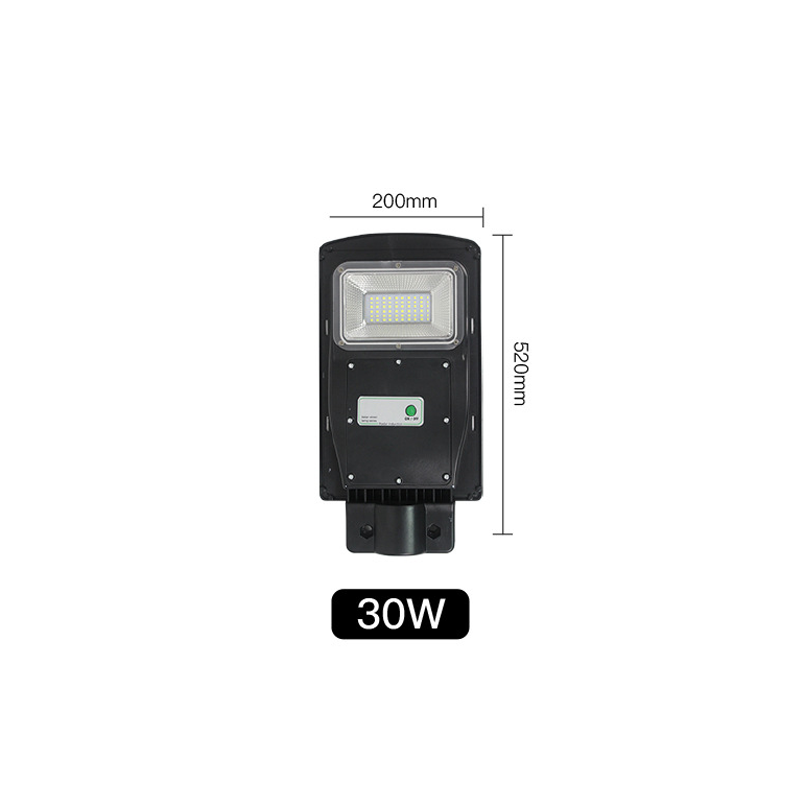 Lampara LED alumbrado publico con panel solar 6500K