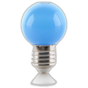 Bombillo LED E27 pinpon azul 1W