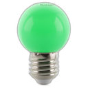 Bombillo LED E27 pinpon verde 1W