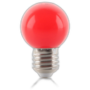 Bombillo LED E27 pinpon rojo 1W
