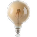 Bombillo LED E27 filamento globo 4W 2700K