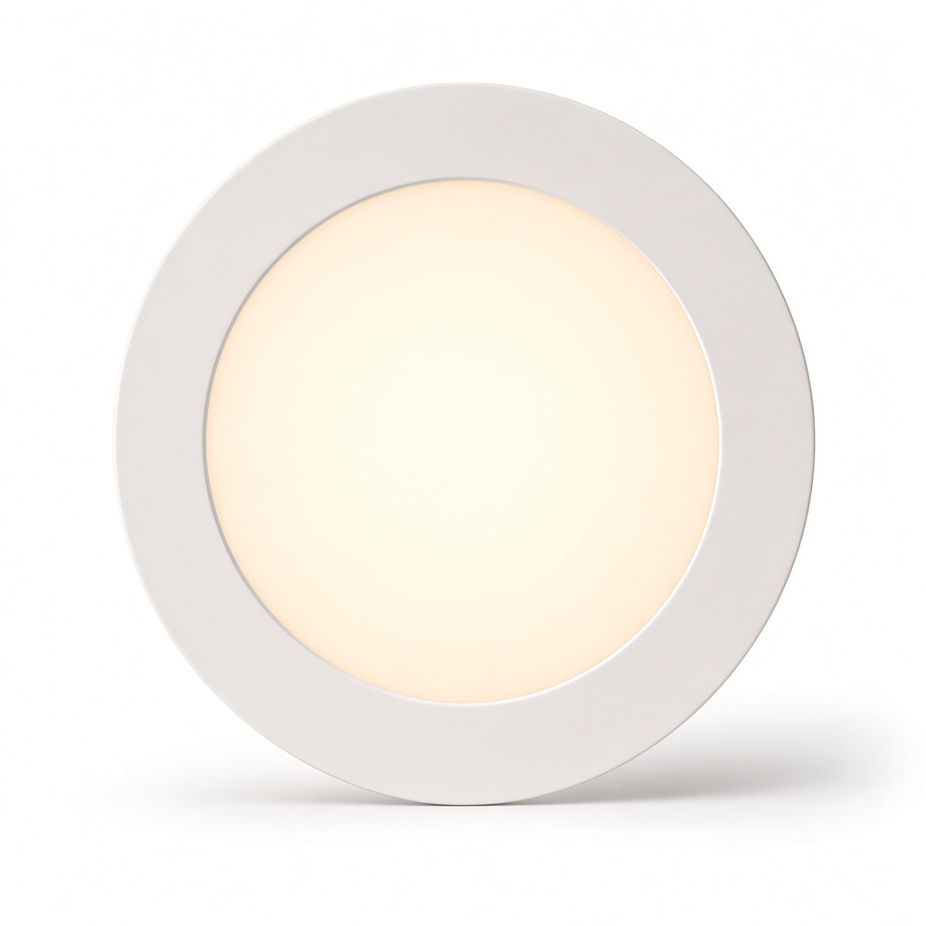 Panel LED Incrustar Redondo Luz Cálida