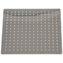 Ducha ultradelgada cuadrada 12" acero inoxidable lujo Mercury