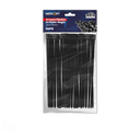 Amarre plástico nylon 4mm x 20cm negro x 100und Mercury