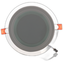 Mercury Round Recessed LED Panel 12W 6500K