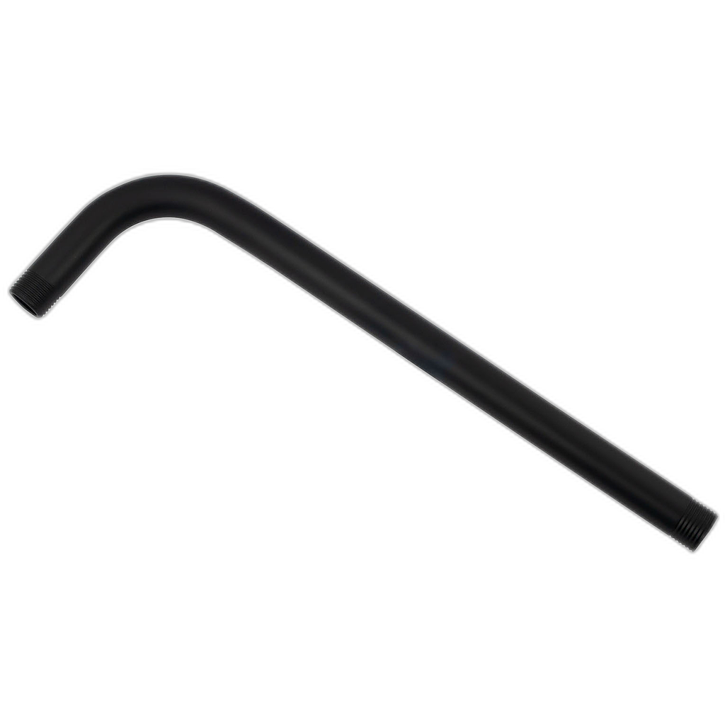 Brazo Ducha 90° 40cm Negro Mercury