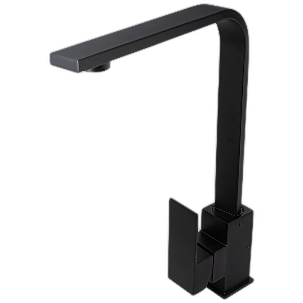 Mezclador Lavaplatos Monocontrol Brazo Ultrathin negro mate Mercury