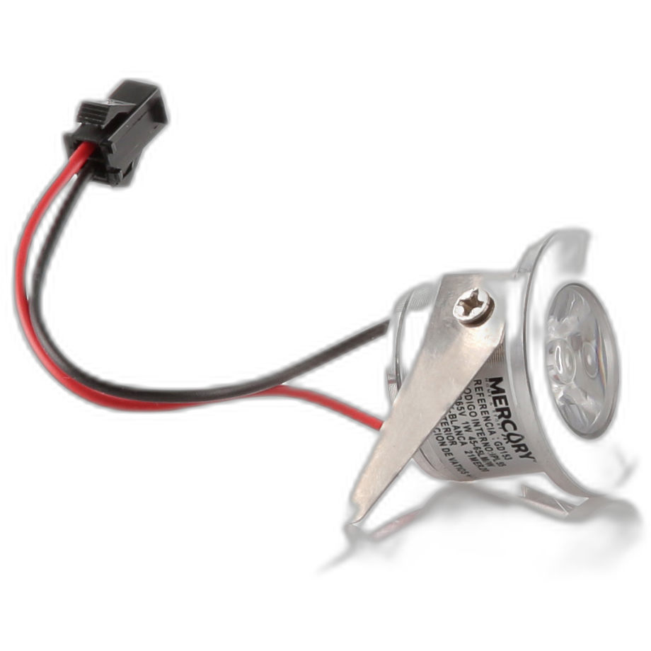 Bala LED 1W 6500K blanco