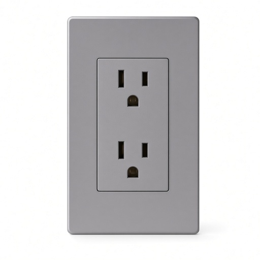 [ETI204] TOMA DOBLE POLO T MERCURY LINEA PLUS SILVER