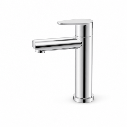 [VQAHLVF007] Llave lavamanos agua fria Liffey mediana cromo