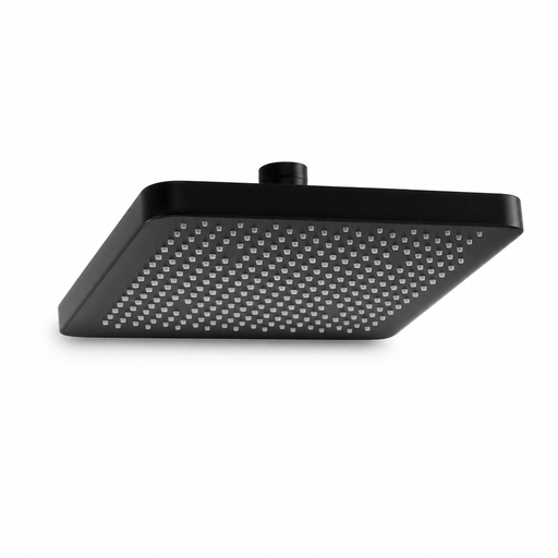 [VQAHR021] Regadera rectangular 20X30CM plastica negro mate