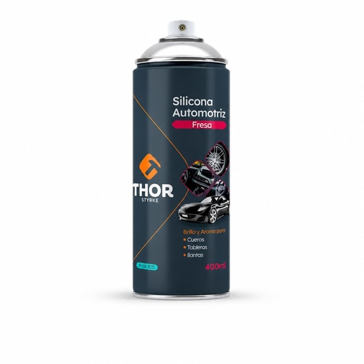 [THSIL705] Silicona en spray 400ML aroma fresa Thor