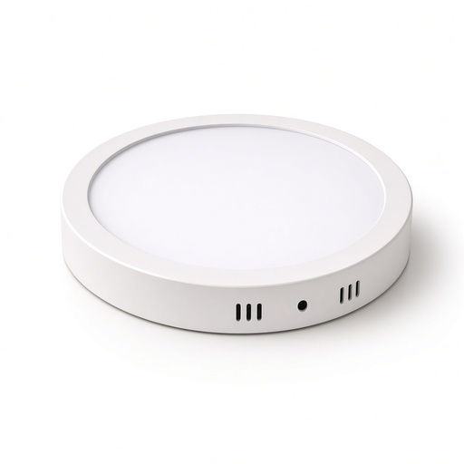Panel LED sobreponer redondo luz blanca
