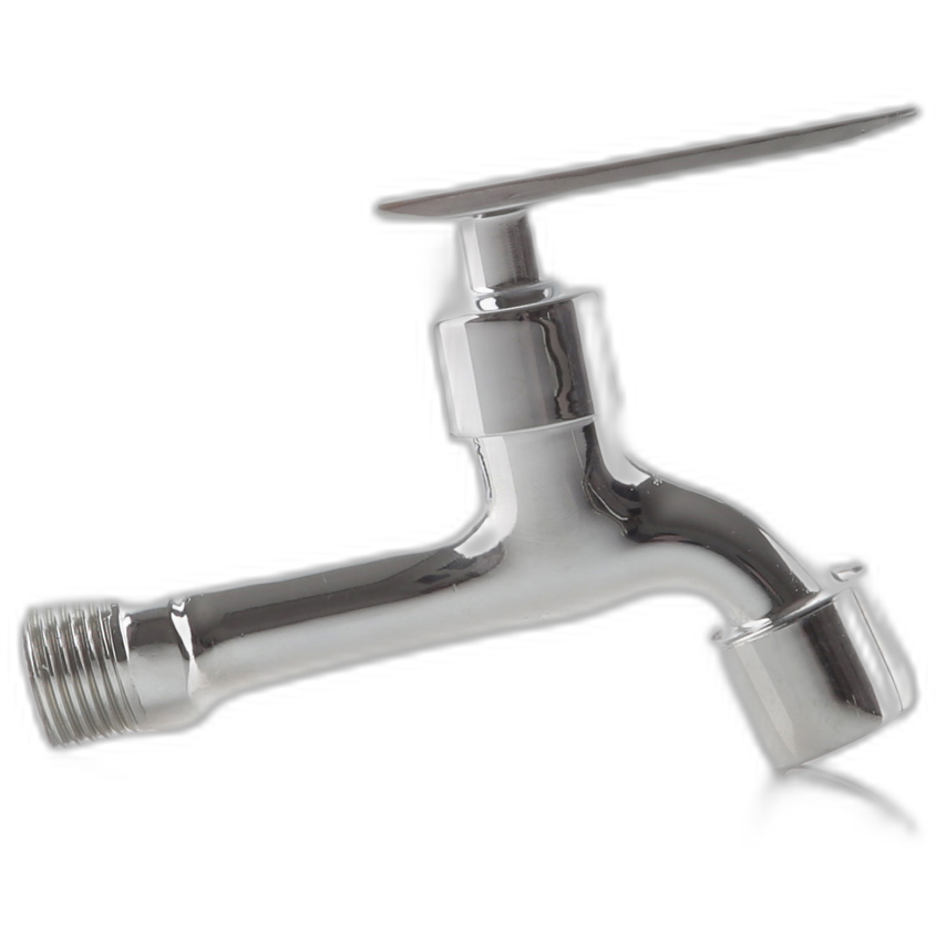 Llave jardin metalica cromada palanca premiun Mercury