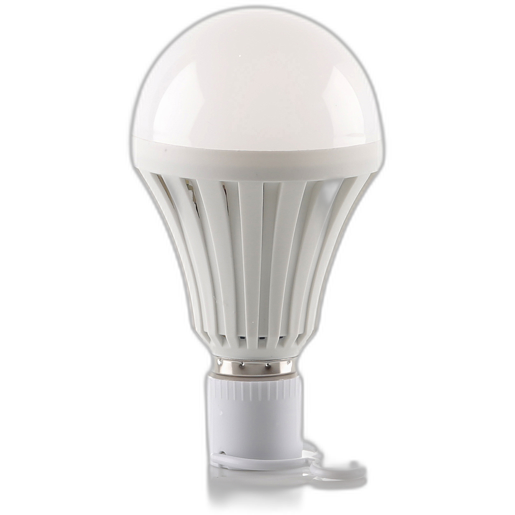 Bombillo LED emergencia 9W 1800mAh 5h