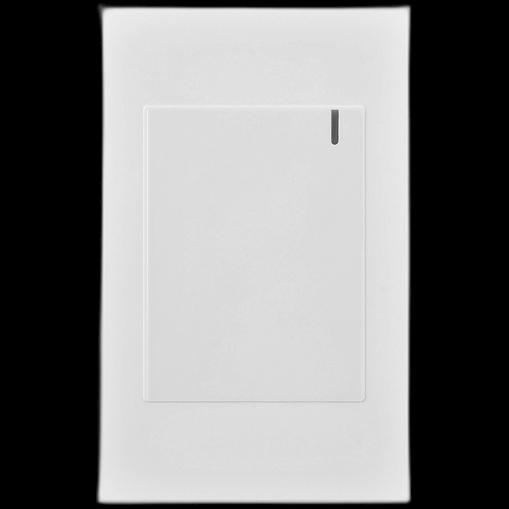 Interruptor sencillo incrustar conmutable Premium White Mercury 