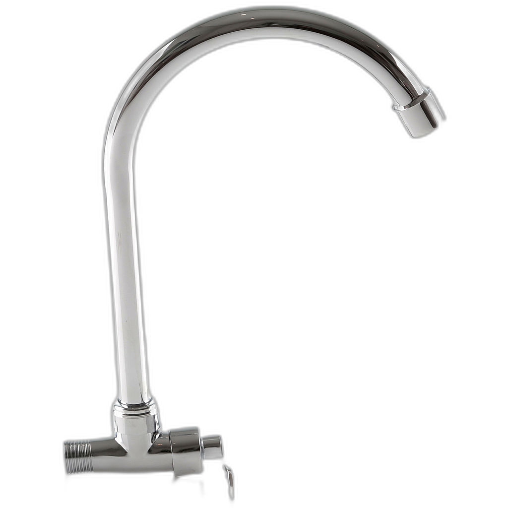 Llave lavaplatos pared -mt-cr cuello cisne Mercury