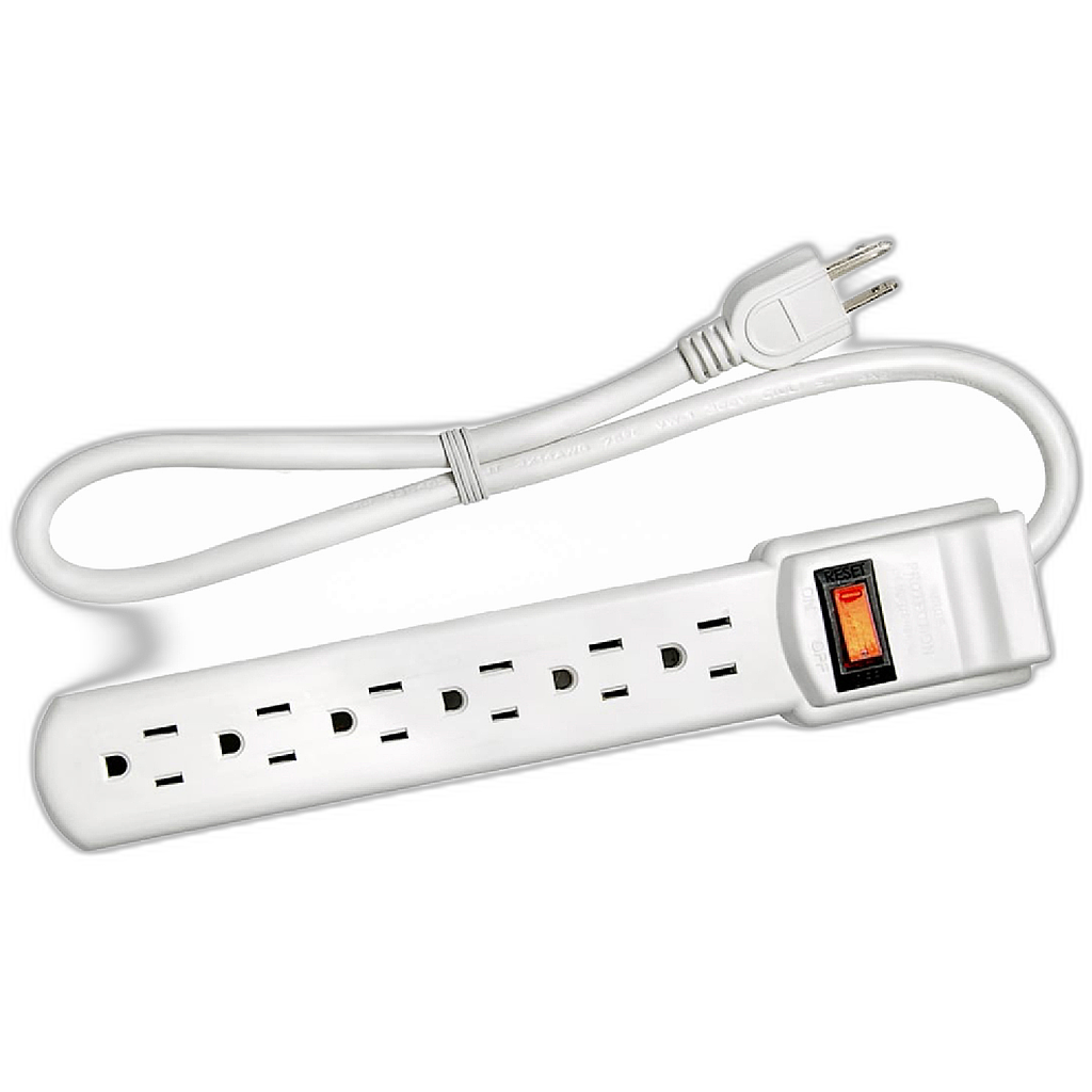 Multitoma Retie 6S 0.9m 3x14awg con suprepicos blister Mercury 