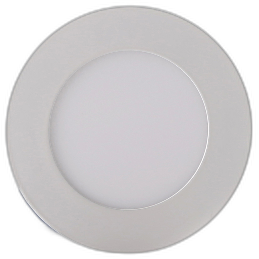 Panel LED incrustar redondo luz calida