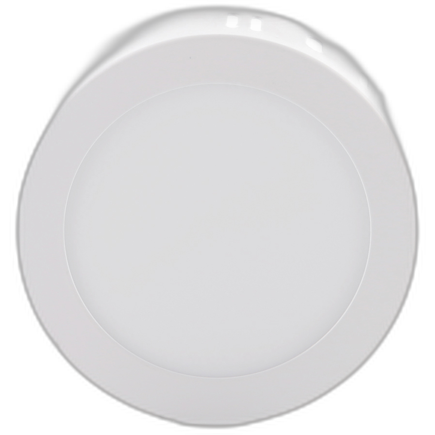 Panel LED sobreponer redondo luz calida