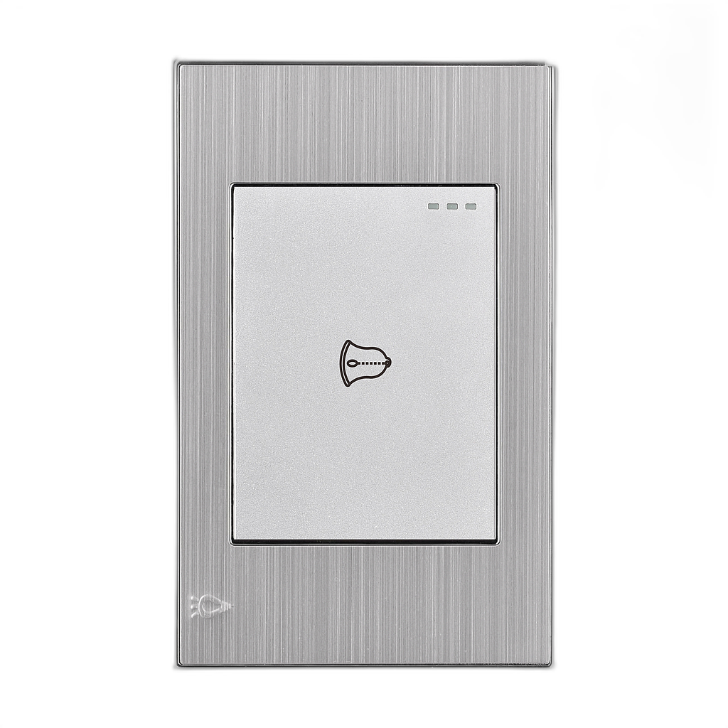 Pulsador incrustar sencillo Stainless Mercury 