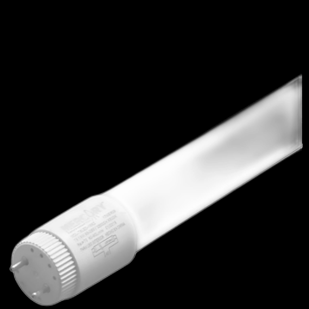 Tubo LED T8 9W 6500K vidrio opalizado 2x10w 60cm 