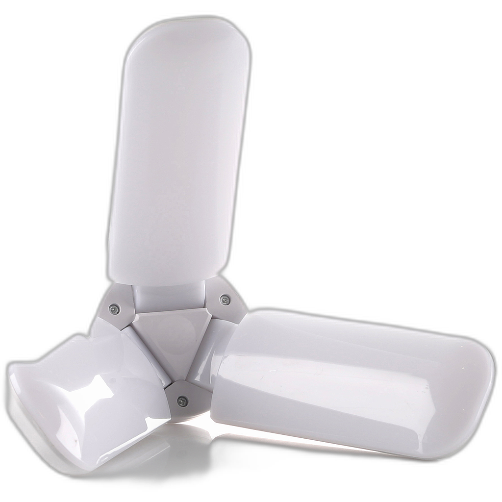 Bombillo LED E27 3 aspas escualizable 25W 6500K