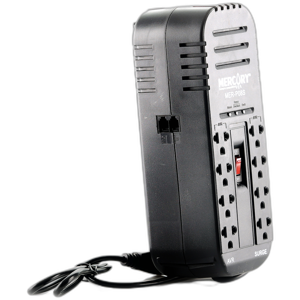 Regulador de Voltaje 8 salidas 1000 PRO-PC 125V 