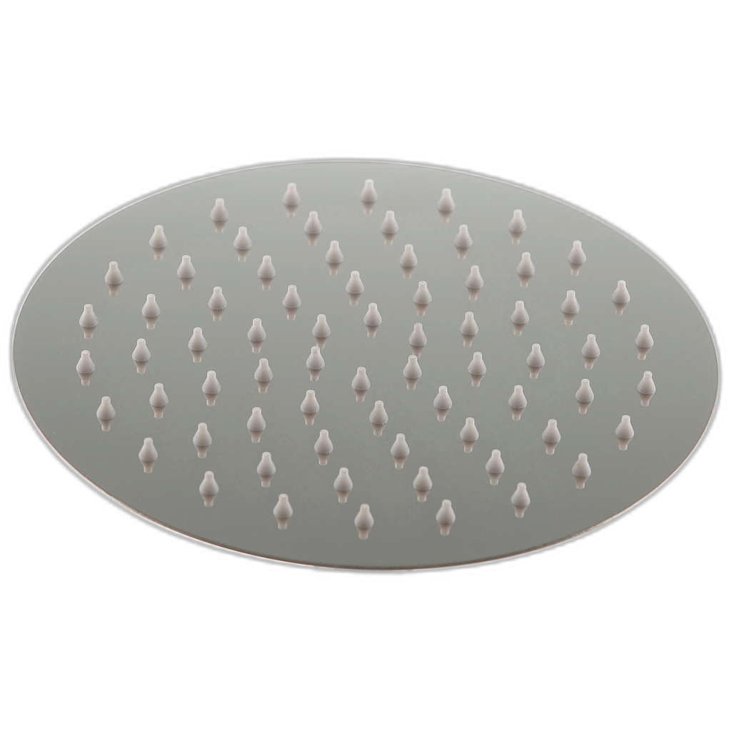 Ducha ultradelgada redonda acero inoxidable lujo Mercury