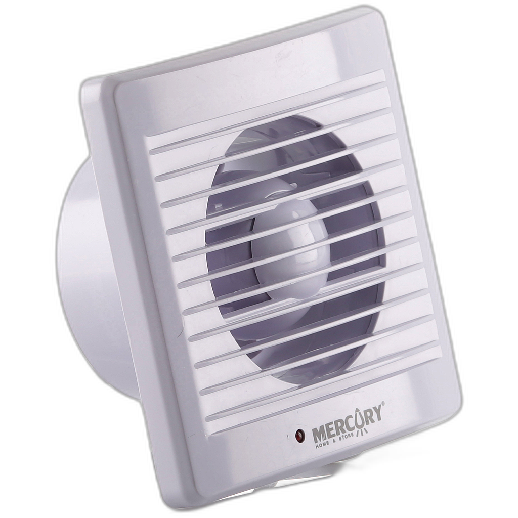 Extractor de aire 4" con rejilla blanco Mercury 