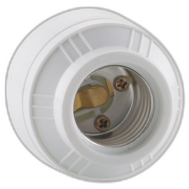 ROSETA PLASTICA E27 2 PIEZAS