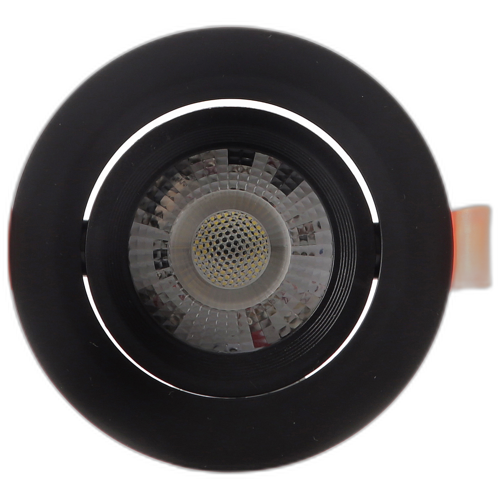 Bala LED 5W 6500K Negra redonda Mercury