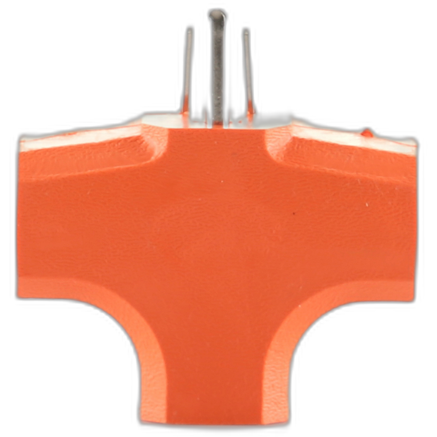 TE Industrial naranja en cruz Mercury