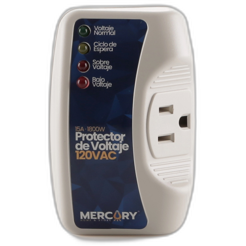 Protector de voltaje 15A 1800W 120V AC Blister Mercury