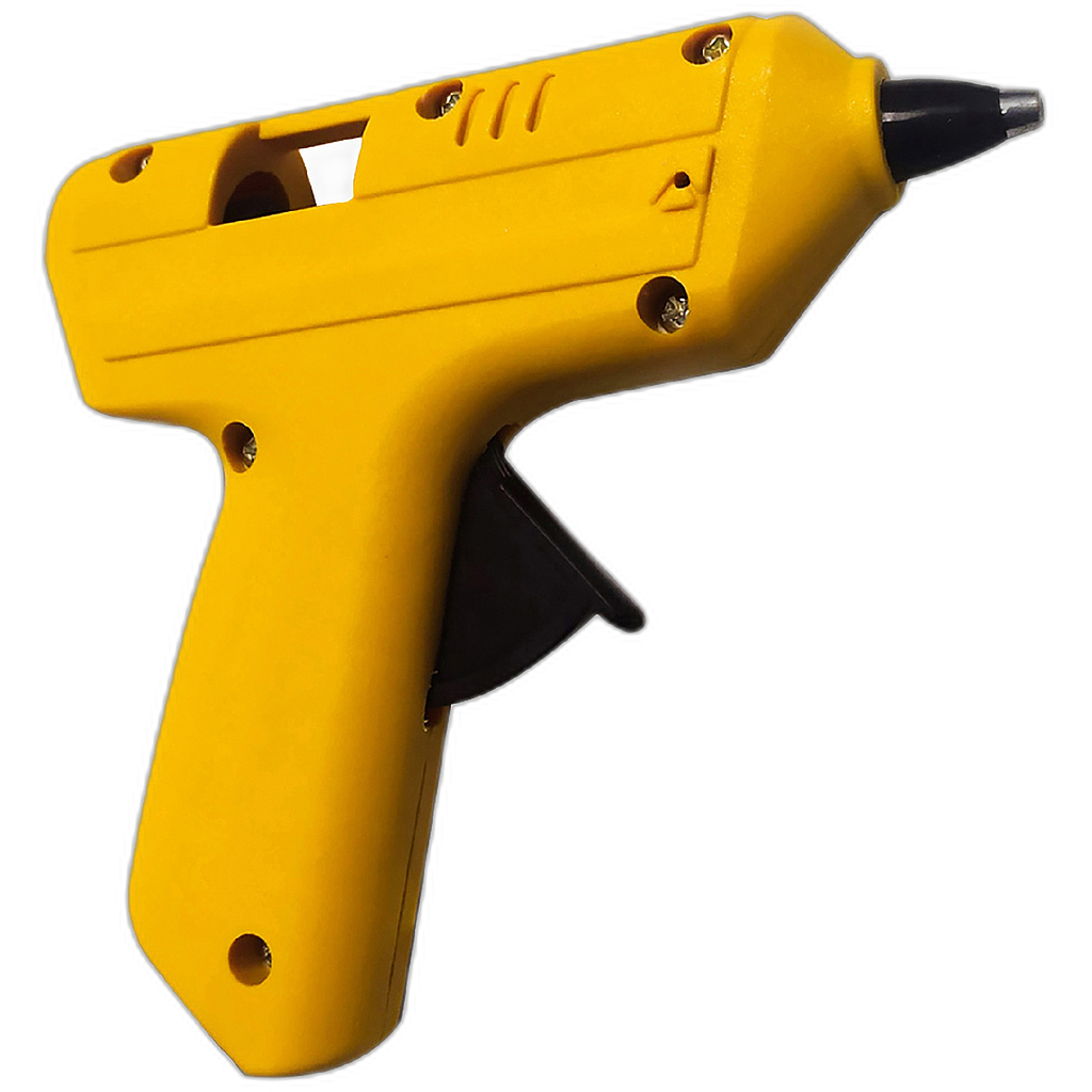 Pistola silicona pequeña 10W Amarilla Mercury