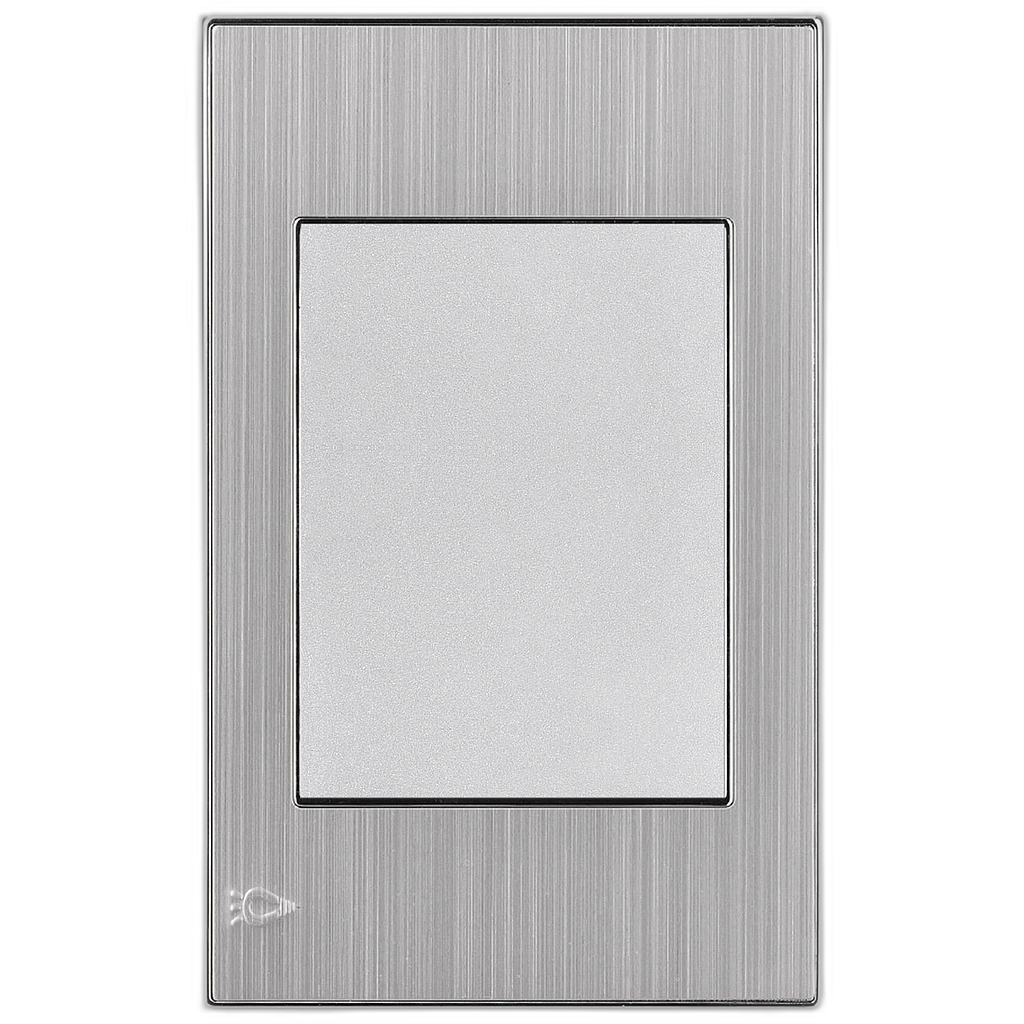 Placa ciega stainless Mercury