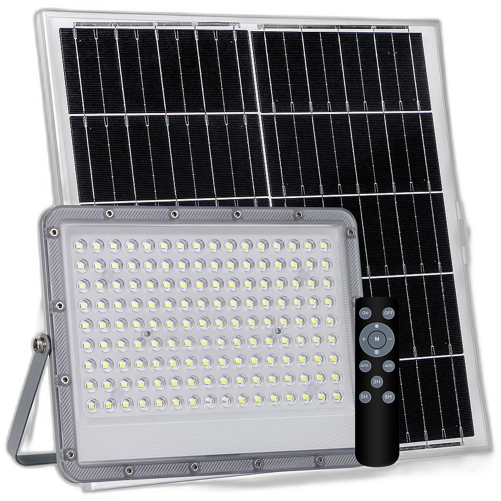 Reflector LED solar/tableta 6500K/IP65 con panel Mercury