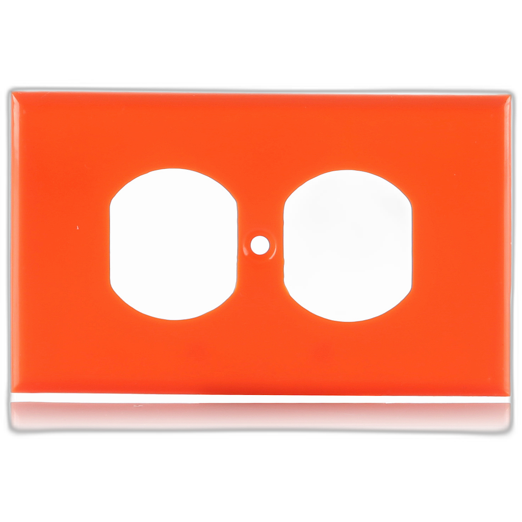 Tapa P/TOMA Doble Naranja Mercury