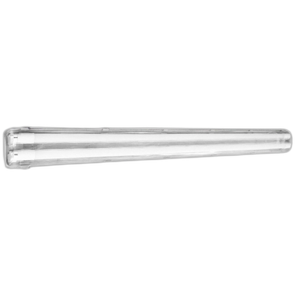 Lampara LED Hermetica difusor y 2 tubos IP65 2X18W