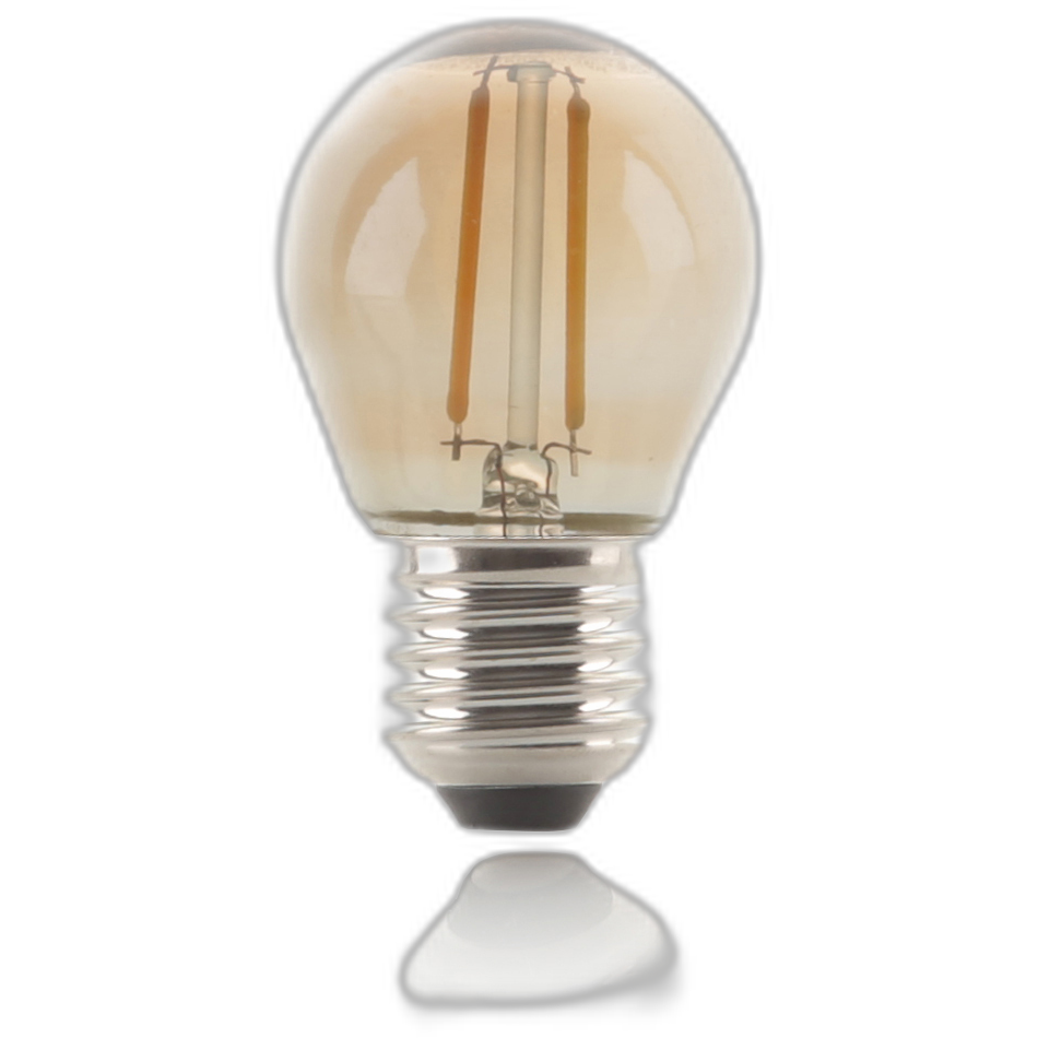 Bombillo LED Filamento G45 Pinpon 2W 2700K 120V E27 vintage Mercury