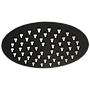 Ducha ultradelgada redonda negra 8" Mercury