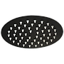 Ducha ultradelgada redonda negra 6" Mercury