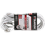 EXTENSION DE CORRIENTE POLO TIERRA 10M CABLE BLANCO